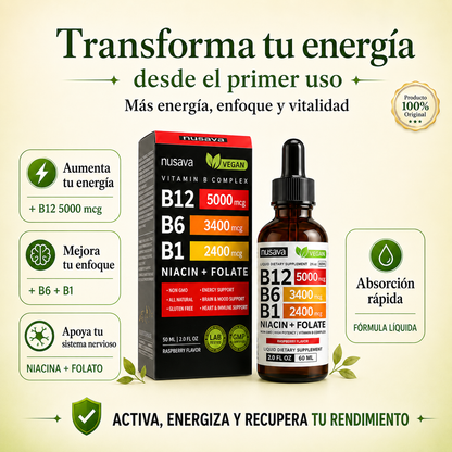 B12 Complex Original | Energía Inmediata y Vitalidad Diaria en Gotas
