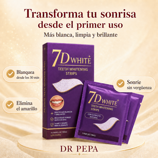 Elimina el amarillo de tus dientes desde el primer uso