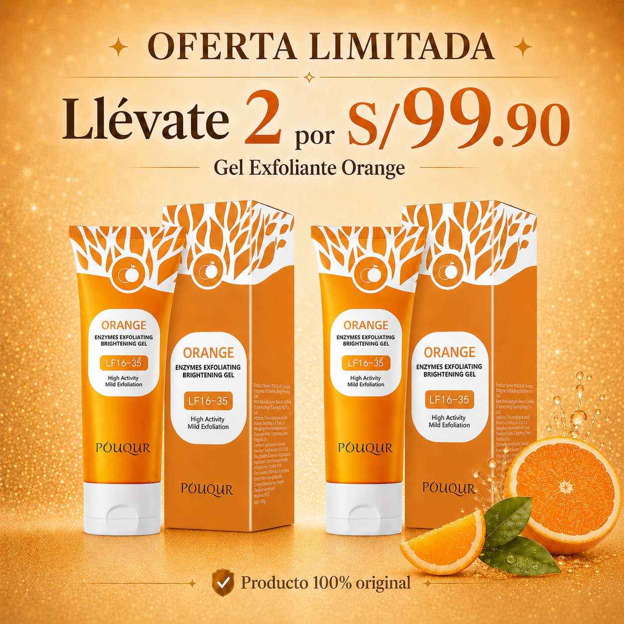 Aclara y suaviza zonas oscuras desde el primer uso