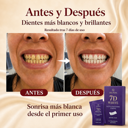 Elimina el amarillo de tus dientes desde el primer uso